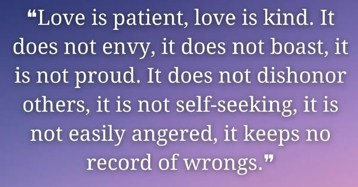 1 corinthians 13:4