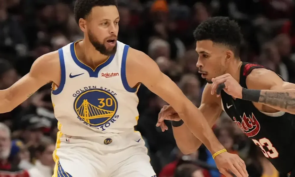 golden state warriors vs portland trail blazers match player stats