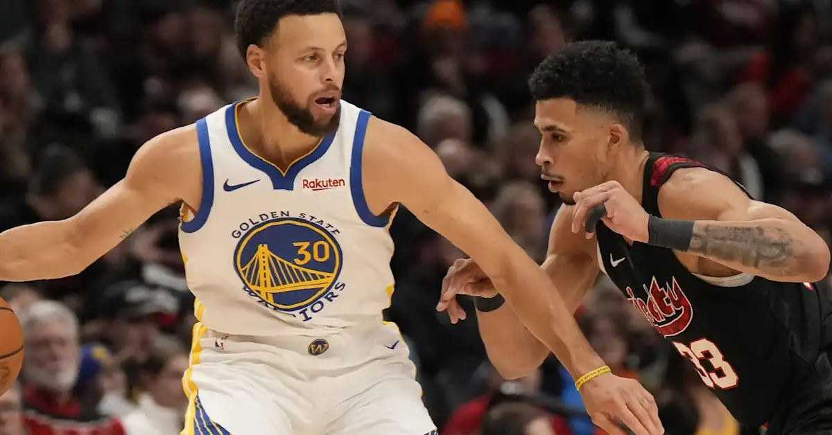 golden state warriors vs portland trail blazers match player stats