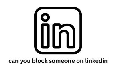 can you block someone on linkedin
