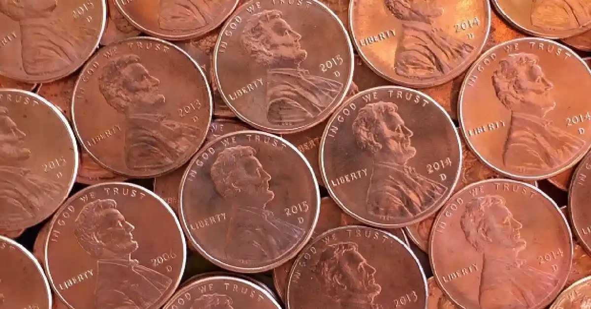 copper pennies