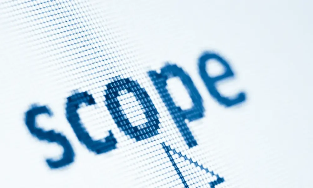 definition scoping