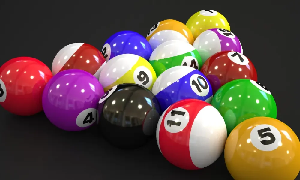 how to set up pool balls