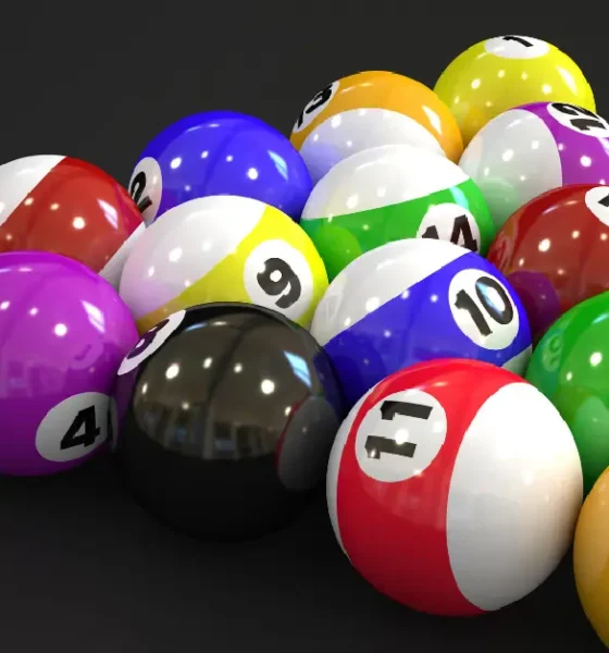 how to set up pool balls
