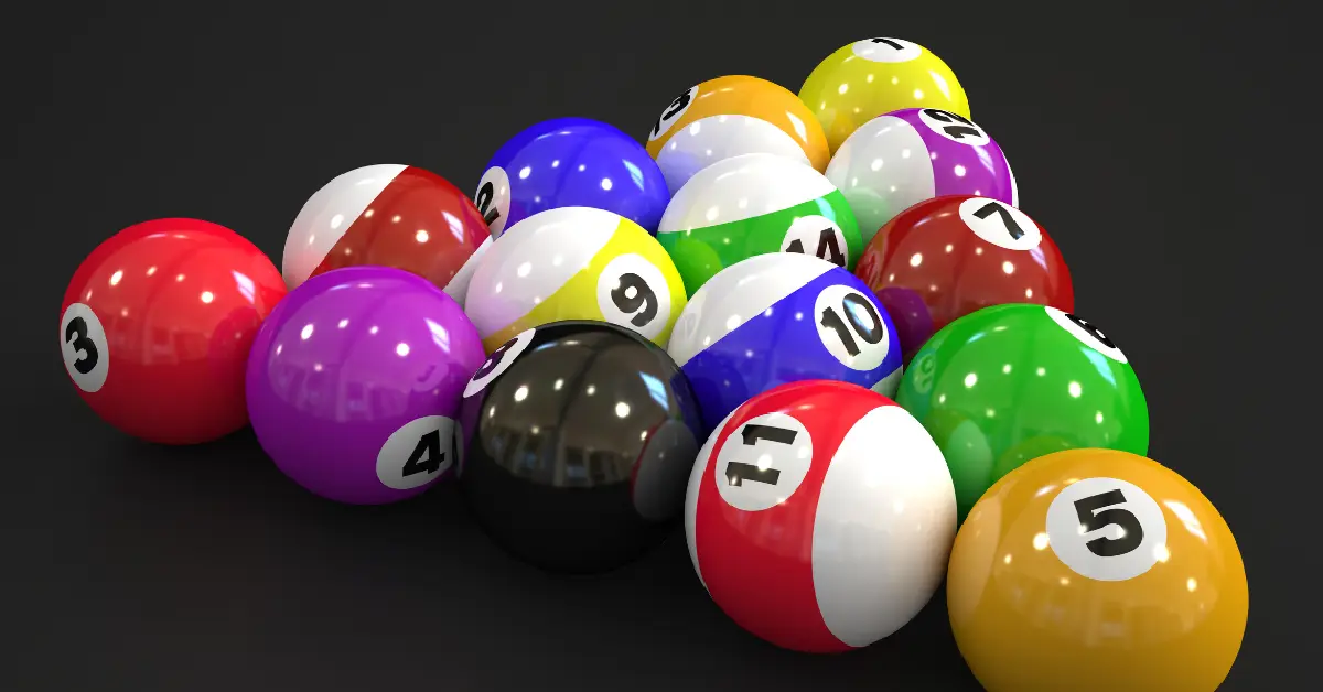 how to set up pool balls