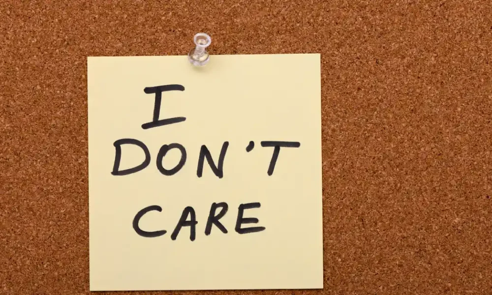 i dont care anymore