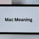 mac meaning