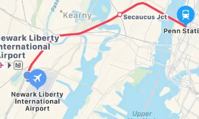 newark penn station to newark airport