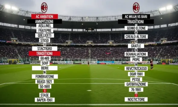 milan vs bari timeline